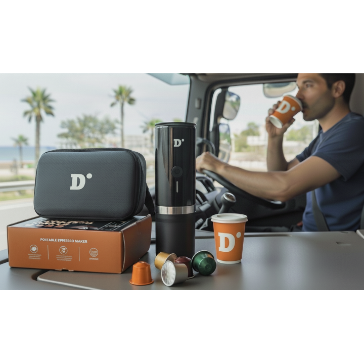 Máquina de Café Portátil 12V Diniwid K1