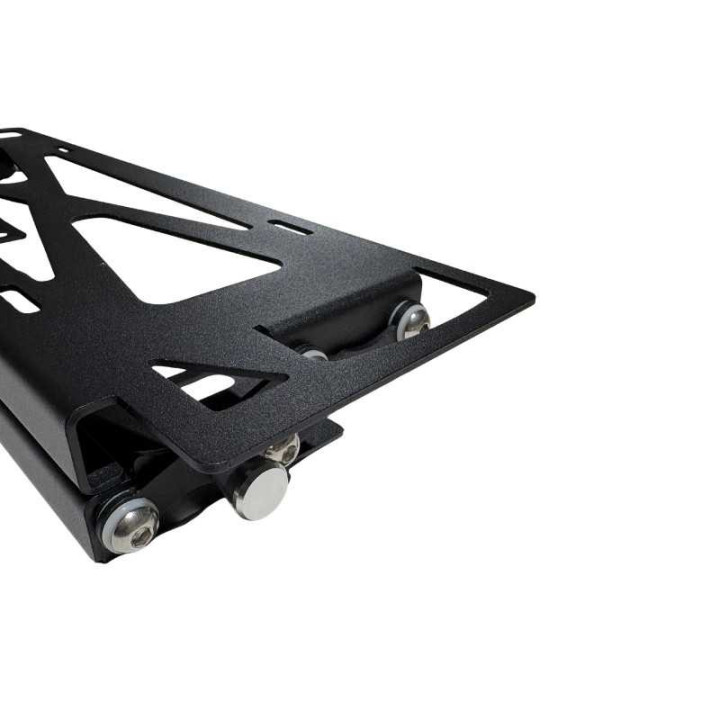 SUPORTE MATRICULA ARTICULADO COM TRAVA