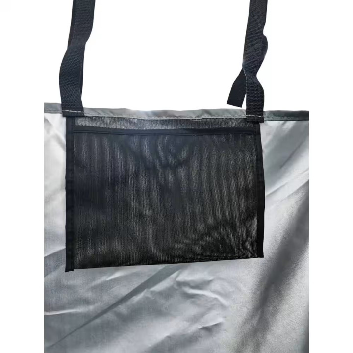 Toldo Ducha Camper XWASH01 1x1m Gris con LED