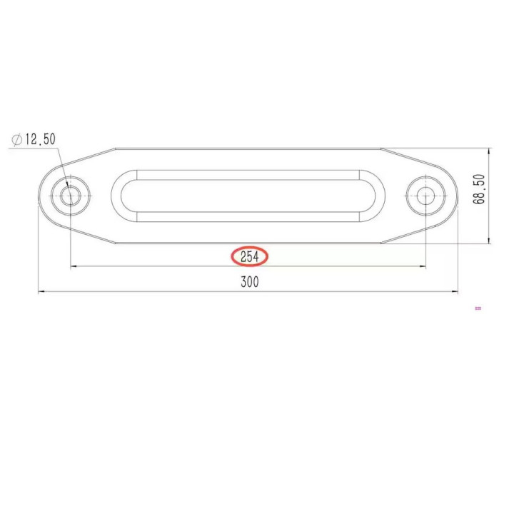 Guía Fija de acero para cable de acero