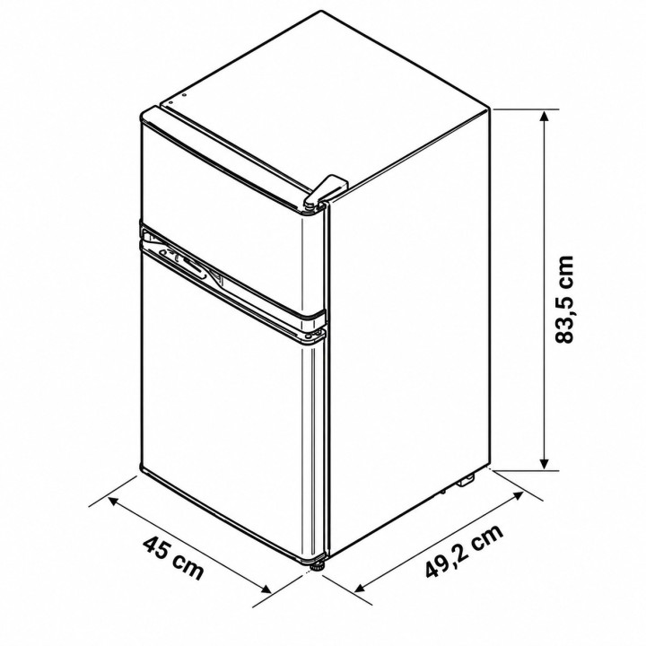 Frigorífico Camper R80 80L 12/24V com Congelador