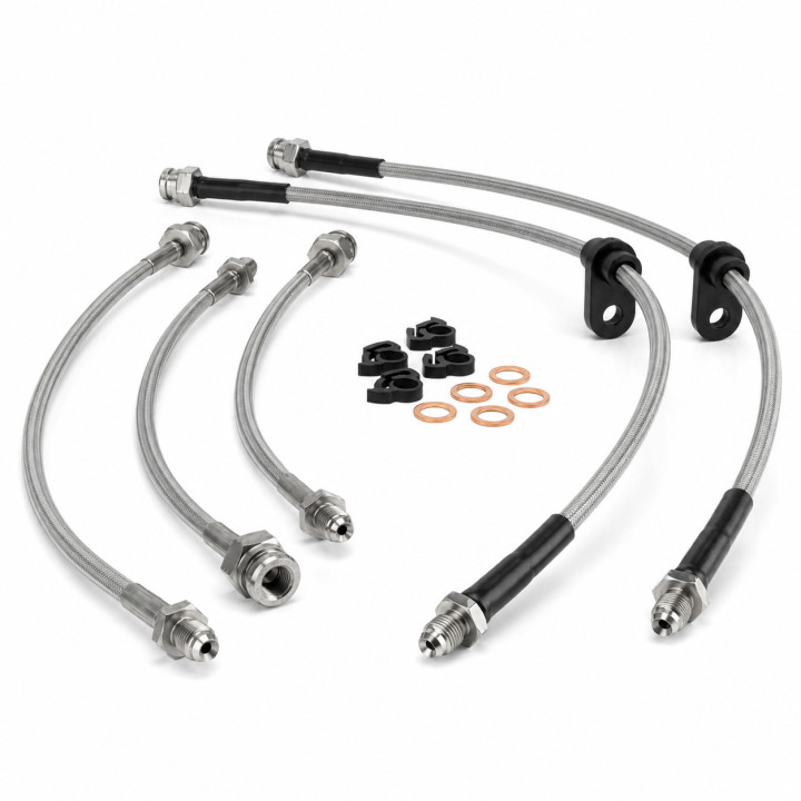 Kit Latiguillos de Freno Metálicos X-Choice Mitsubishi Montero V20 1991-1999