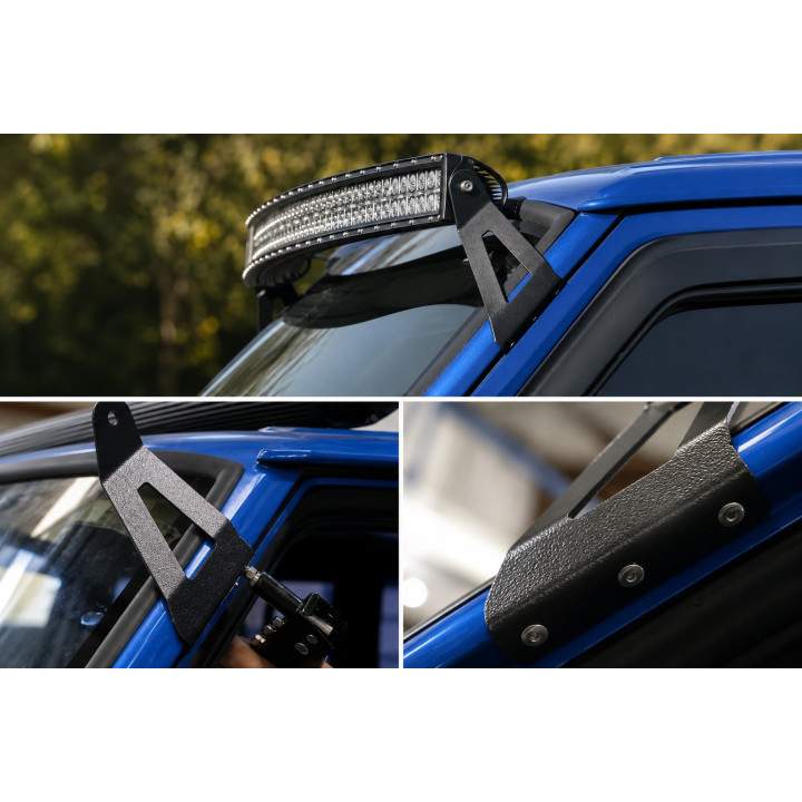 Soportes Jeep Cherokee XJ 1984-2001 para Barra LED Curvada 50 a 52"