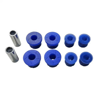 Kit Casquillos de Poliuretano Nissan Patrol 160/260 Eje Delantero con Gemelos Reforzados y Pines Engrasables