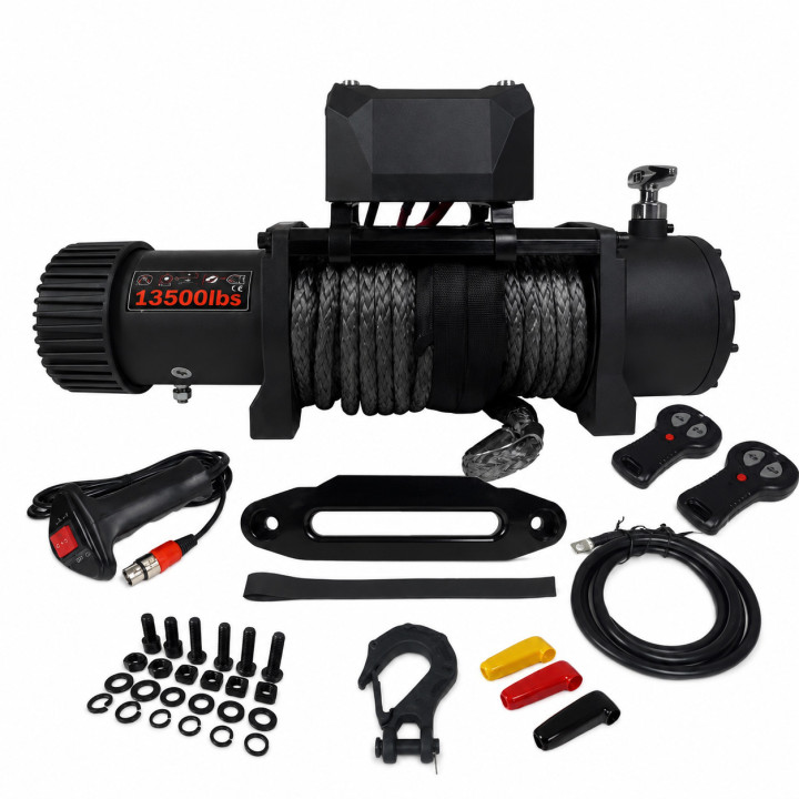 GUINCHO 13500 LBS TDS 12V CABO SINTETICO