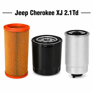 Pack Filtros Mantenimiento Jeep Cherokee XJ 2.1 TD 87cv