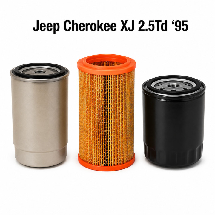 Pack Filtros Mantenimiento Jeep Cherokee XJ 2.5 TD hasta 1995