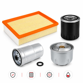 Kit de Filtros Manutenção Land Rover Discovery 2 TD5