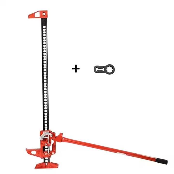 Macaco Farm Jack 150cm 60" Tipo Hi-Lift 3000kg com Braçadeira Anti-Ruído