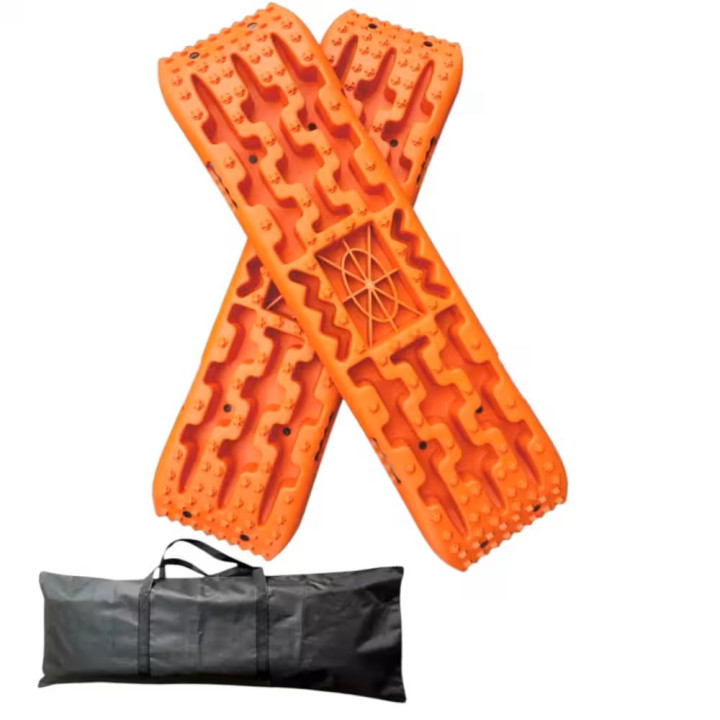 Pranchas de Desatasco 10T Laranja com Bolsa e Base para Macaco Farm Jack
