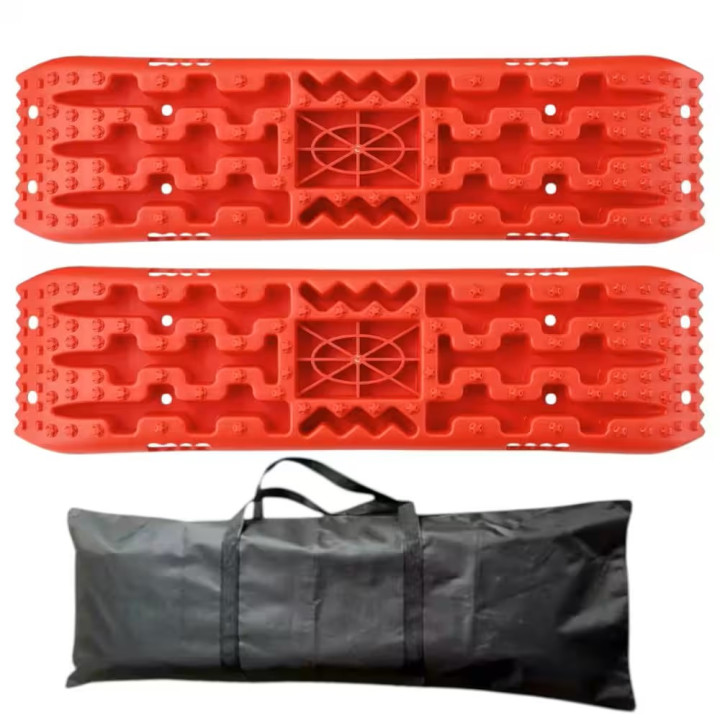 Pranchas de Desatasco 10T Laranja com Bolsa e Base para Macaco Farm Jack