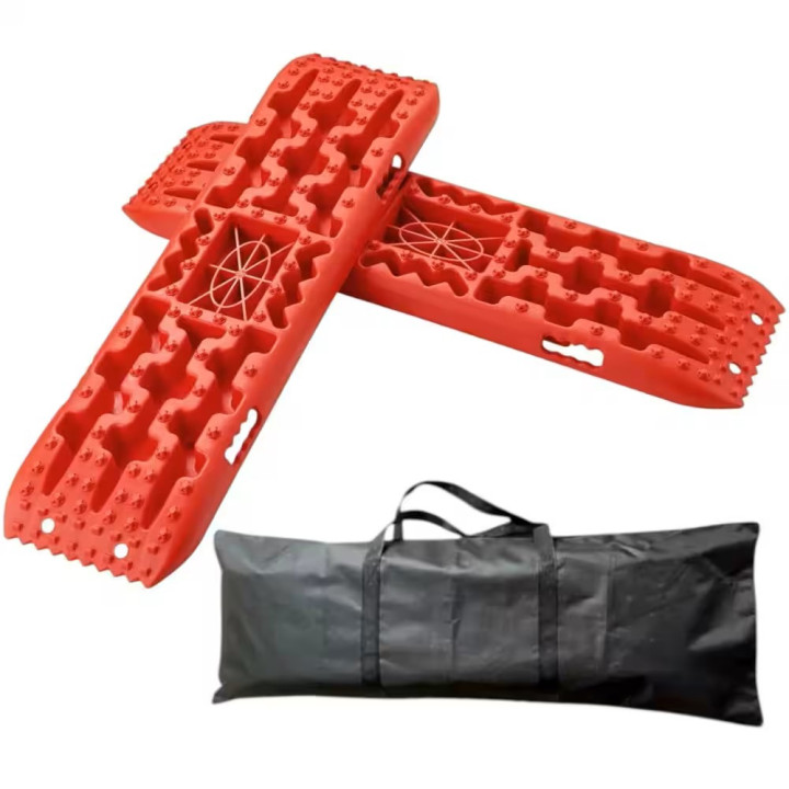 Pranchas de Desatasco 10T Laranja com Bolsa e Base para Macaco Farm Jack