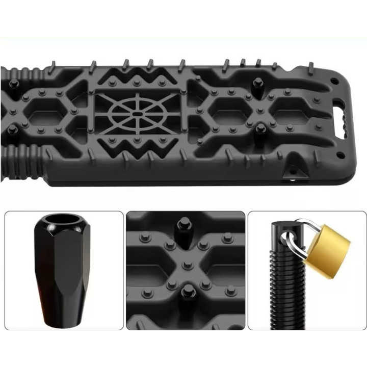 Kit Suportes para Pranchas de Desatasco 4x4