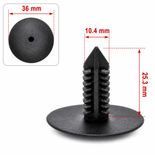Clip Fijación Paso de Rueda Renault OEM 7703077435 | XterraX