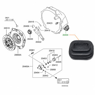 Fole da Forquilha da Embraiagem Mitsubishi Pajero MK1