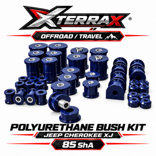 Kit Casquilhos Poliuretano XterraX Offroad / Travel Jeep Cherokee XJ 1984-2001 85 ShA