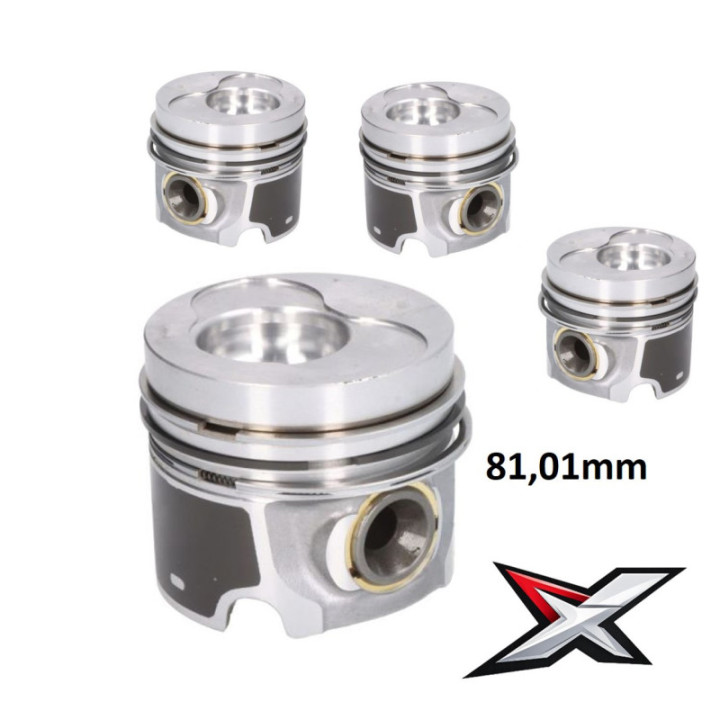 Kit Pistones PD upgrade 81.01mm | X - Choice