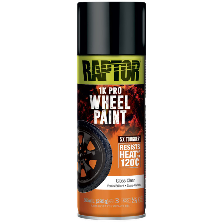 Spray Tinta Raptor para Jantes Verniz Brilhante | Raptor