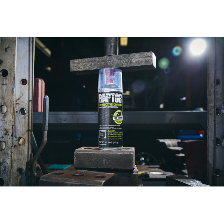 Spray Raptor Spray Bedliner Preto 2K 400ml | Raptor