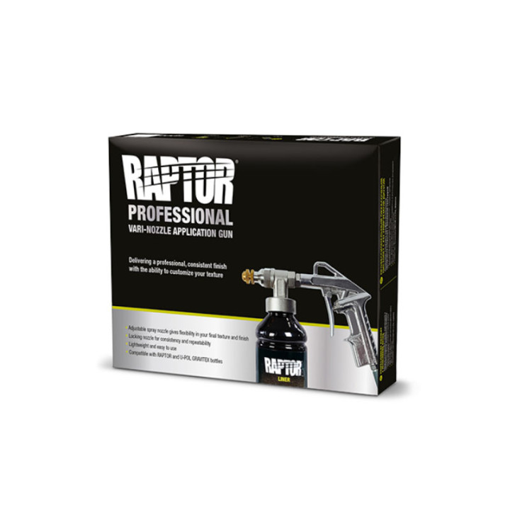 Pistola Profissional de Aplicação Pintura Raptor Anti Gravilha | Raptor