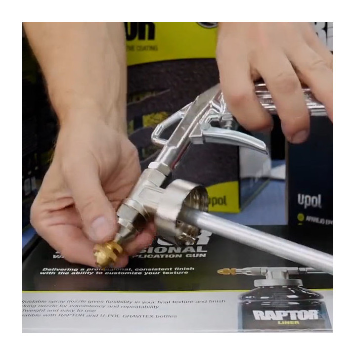 Pistola Profissional de Aplicação Pintura Raptor Anti Gravilha | Raptor