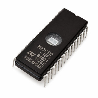 Memória EPROM M27C512-12F1 DIP-28