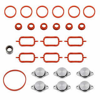 Kit Tampas Swirl Flaps BMW M57 33mm com O-rings